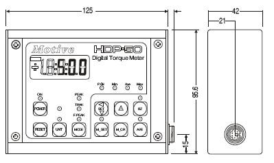 HDP系列數(shù)字扭力測(cè)試儀外觀尺寸